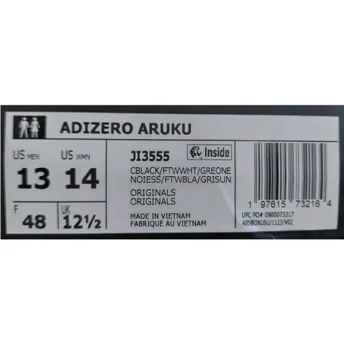 Adidas shoes - adidas Adizero Aruku - Adizero Aruku - JI3555 - Black (UPC: 197615732164) 7