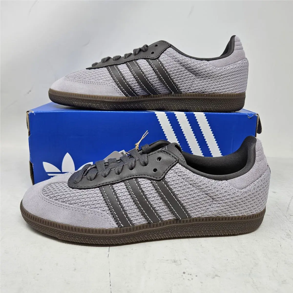 Adidas Samba OG `grey Charcoal` Casual Shoes / JR0886 / Size Men`s 8 Women`s 9