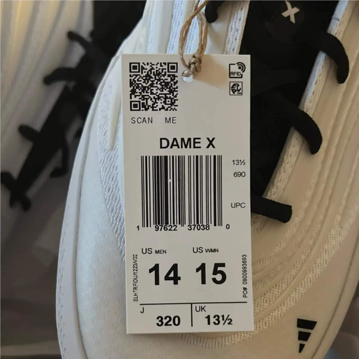 Adidas shoes - adidas Dame X - Dame - JP6089 - White 8