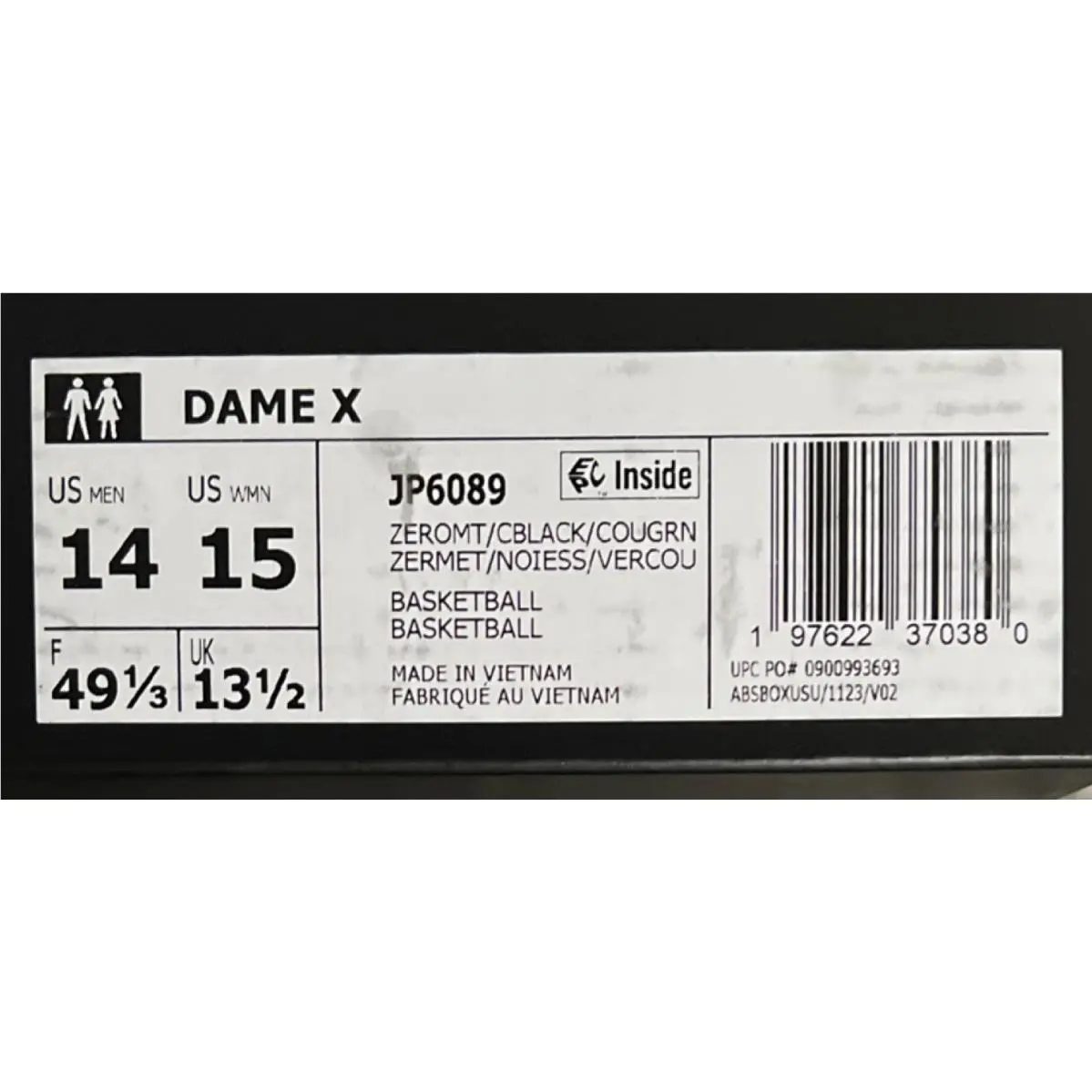 Adidas shoes - adidas Dame X - Dame - JP6089 - White 7