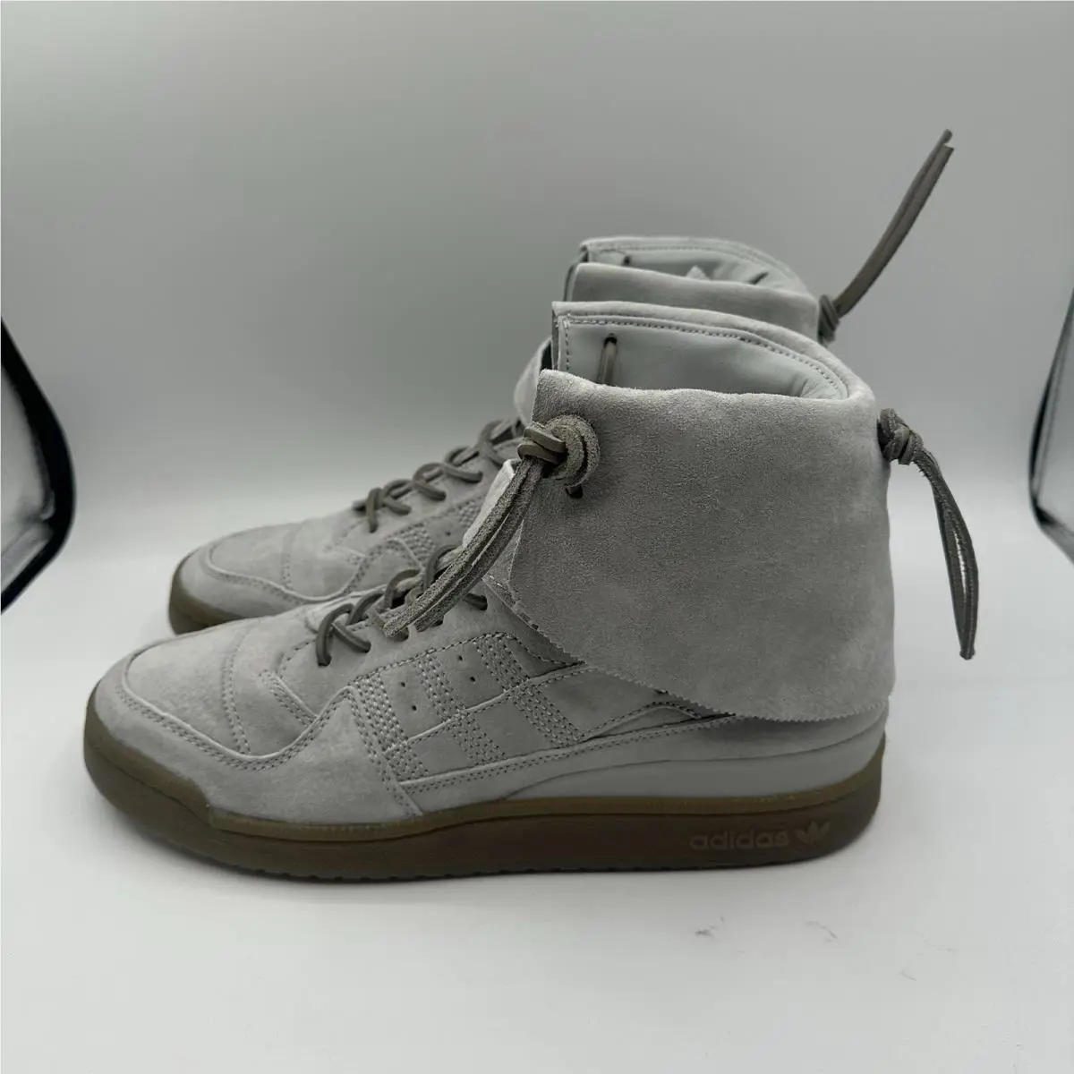 Adidas shoes - adidas Forum Hi Moc - Forum Moc - B27682 - Gray (UPC: 889767008166) 4