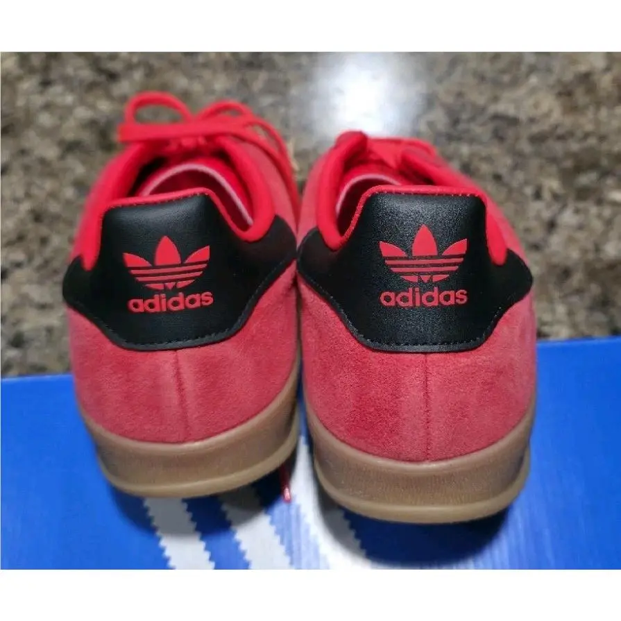 Adidas shoes - adidas Gazelle - Gazelle - JR6304 - Lucid Red, Black & Gold Metallic (UPC: 197621265229) 2