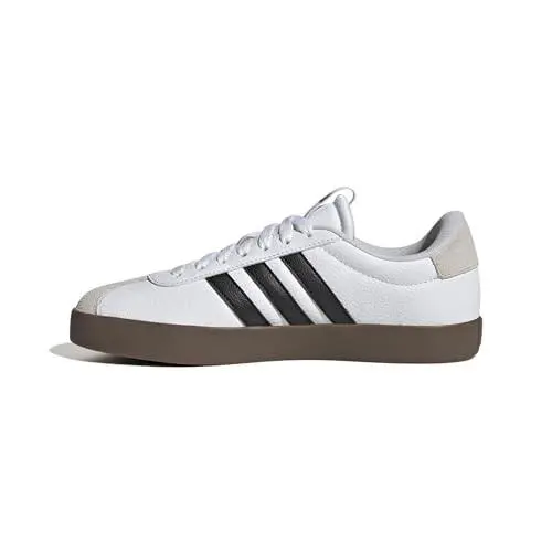 Adidas Women’s VL Court 3.0 Sneaker White Black Grey One Size: 9