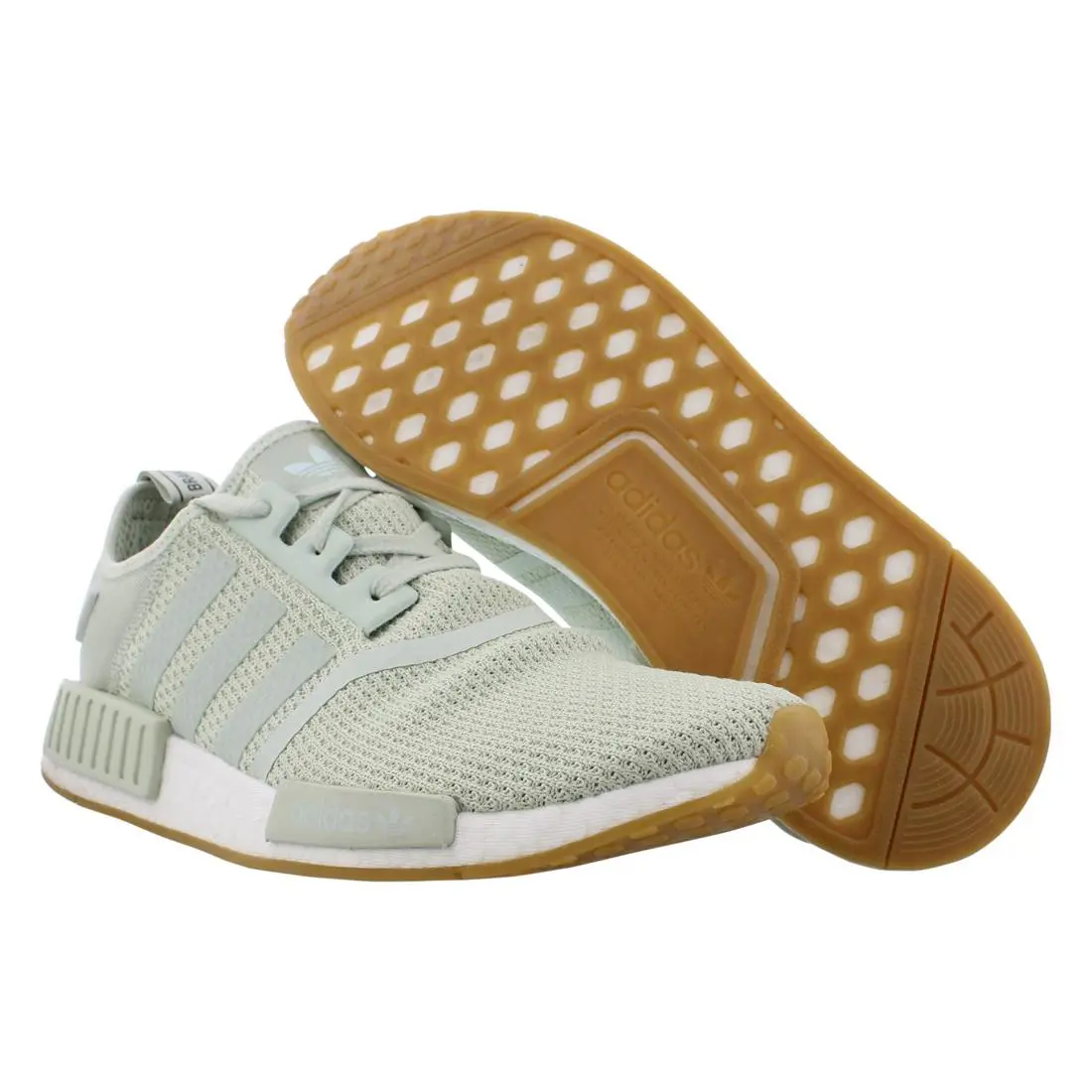Adidas Originals Nmd_R1 Mens Shoes Size 4.5 Color: Linen Green/linen Green/ice - Linen Green/Linen Green/Ice Mint, Main: Green