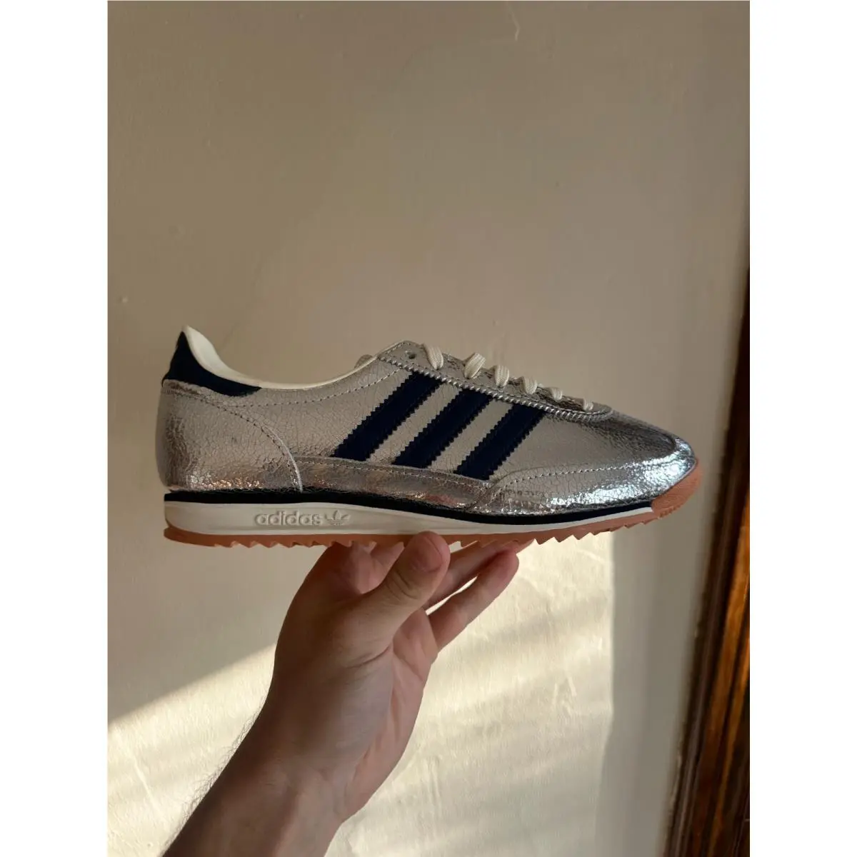 Adidas shoes - JH8654 - JH8654 - Silver metallic/college navy/off white 3