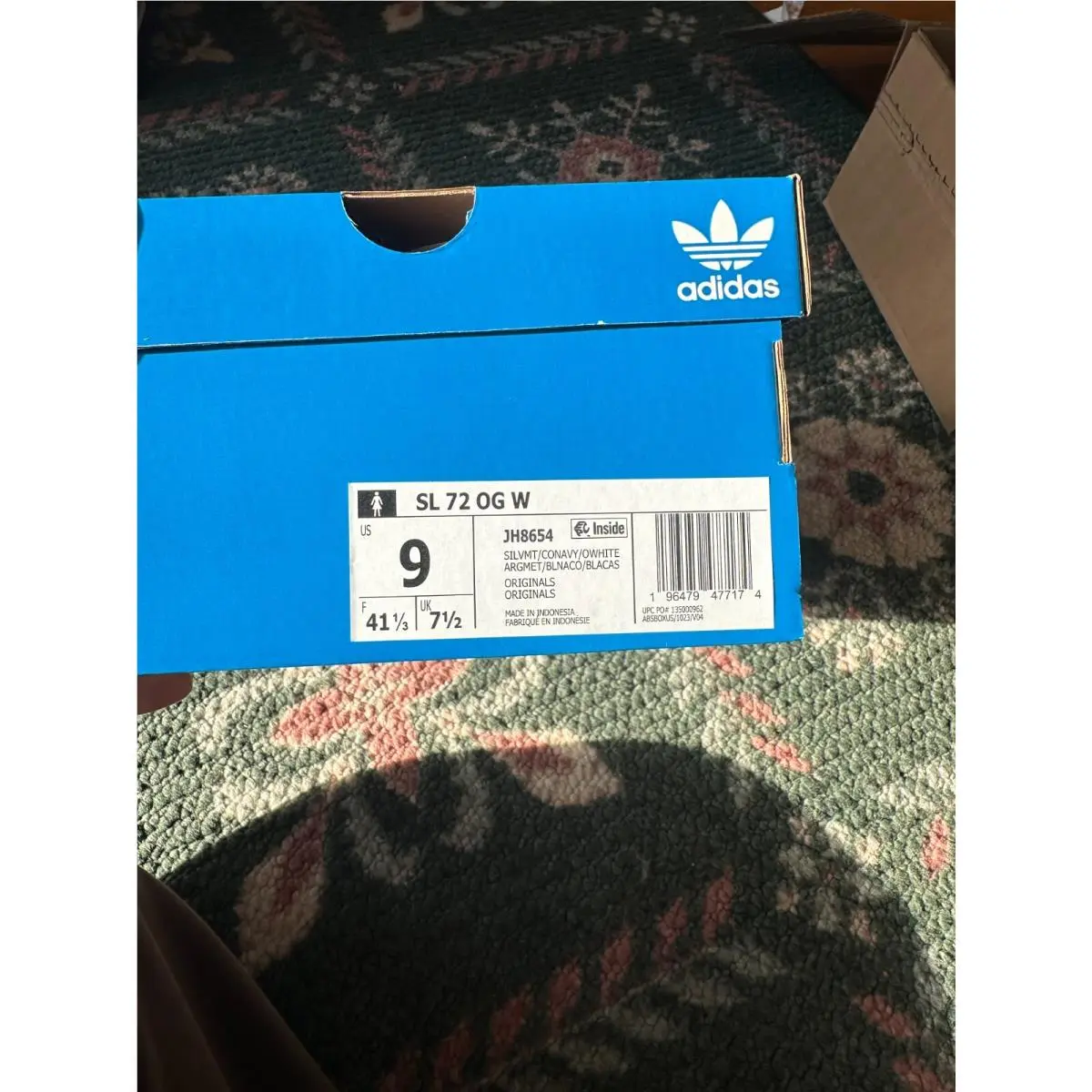 Adidas shoes - JH8654 - JH8654 - Silver metallic/college navy/off white 6