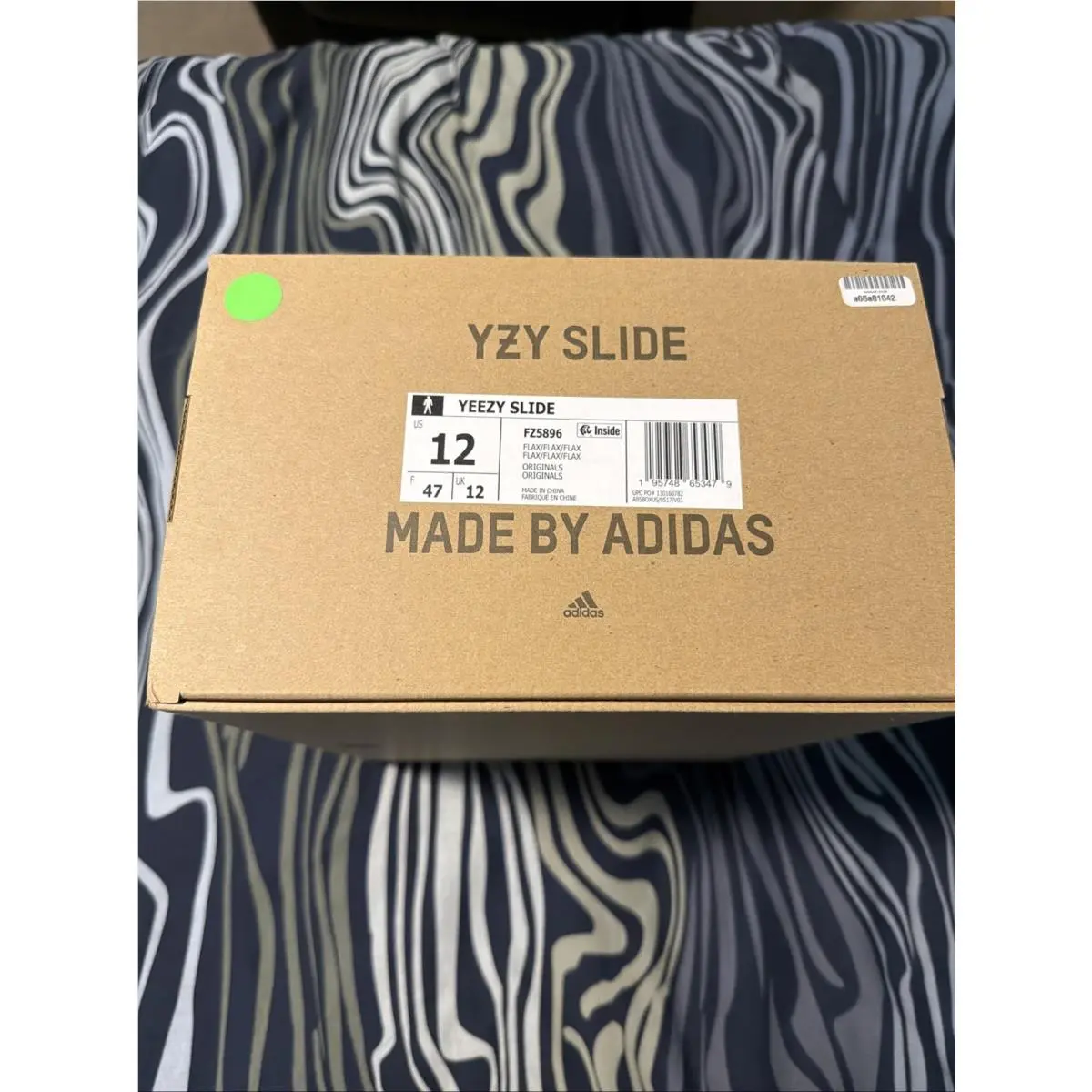 Adidas shoes - adidas Yeezy Slide - Yeezy Slide - FZ5896 - Flax/Dark Beige (UPC: 195748653479) 4