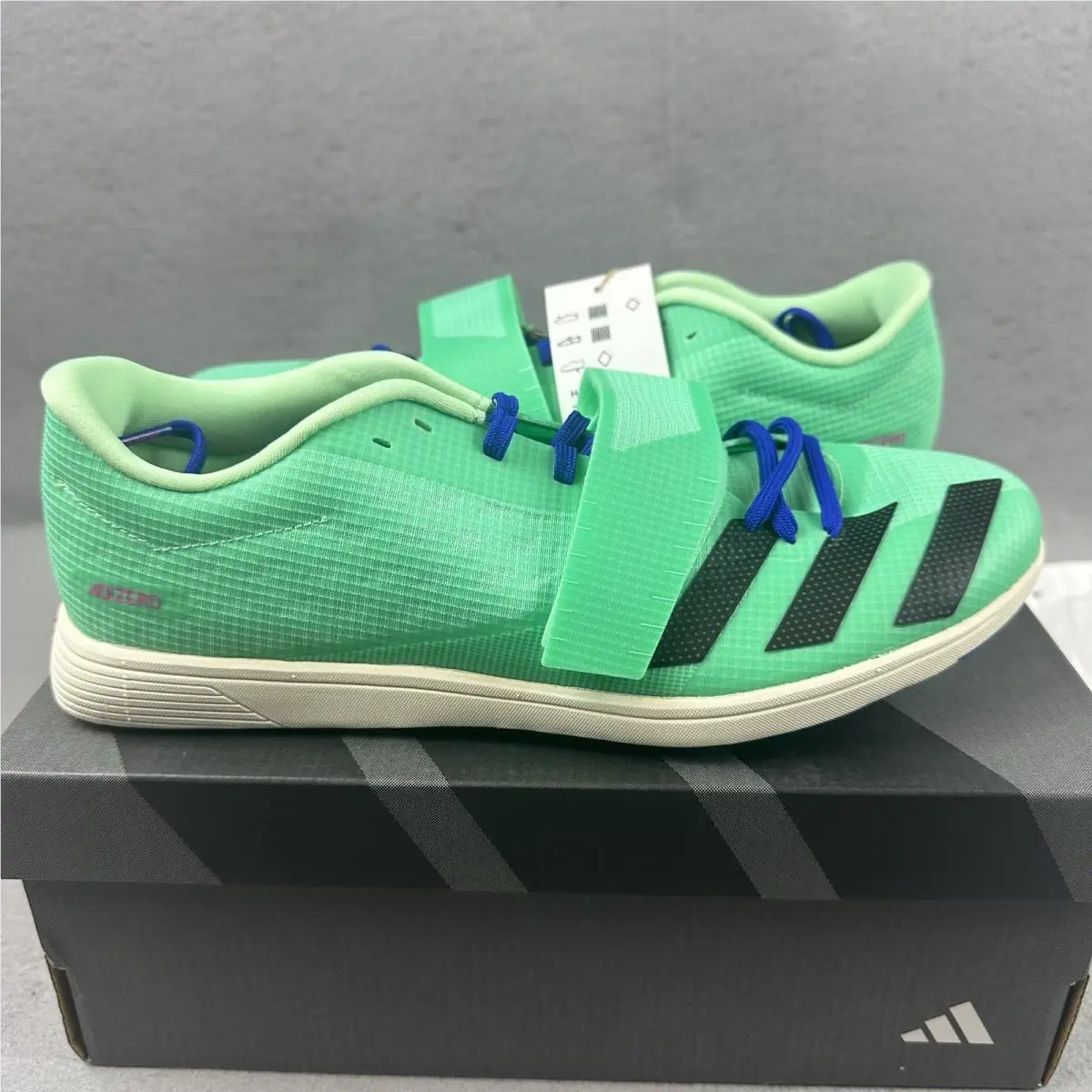 Adidas Adizero Tj/pv Track Shoes Mens 6.5 Womens 7.5 Green HQ3783