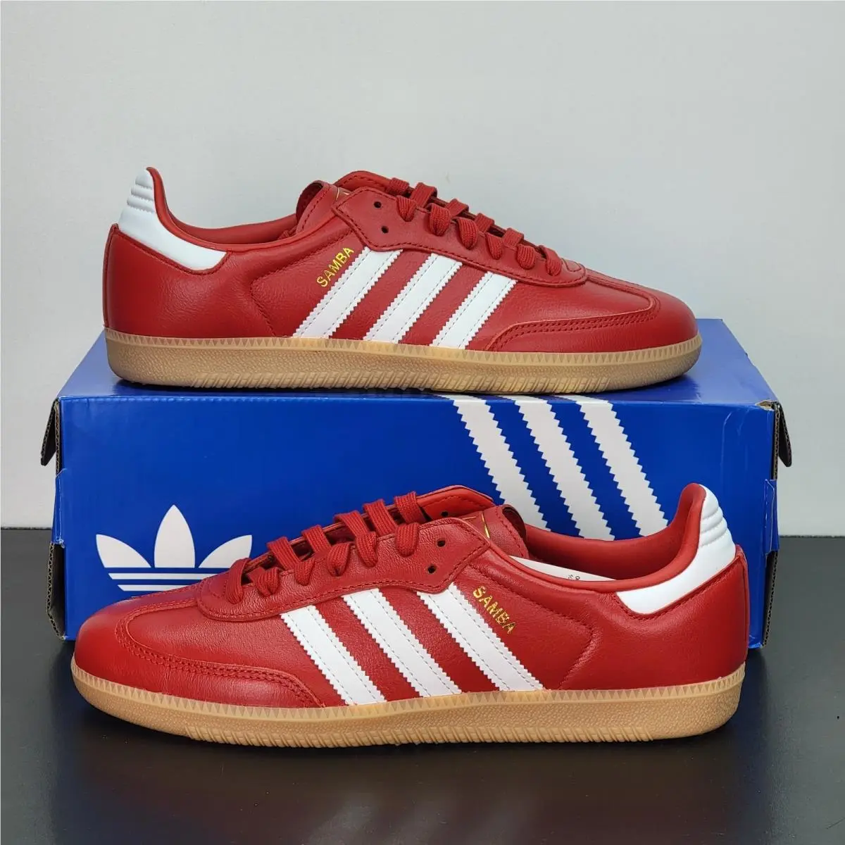 Adidas shoes - adidas Samba OG - Samba - JR0881 - Red 1
