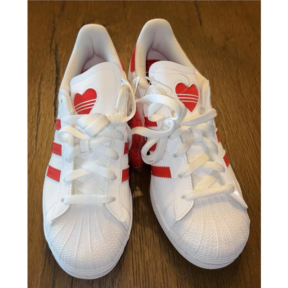 Adidas shoes - adidas Superstar - Superstar - HEARTS - White 3