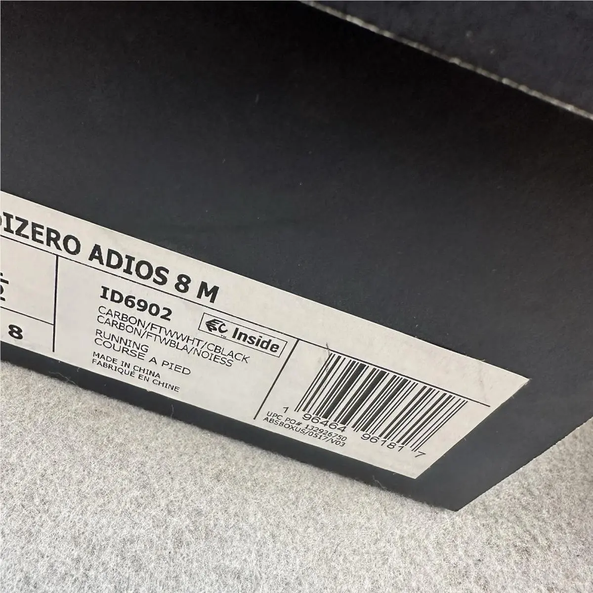 Adidas shoes - adidas adizero Adios - adizero Adios - ID6902 - Black 10