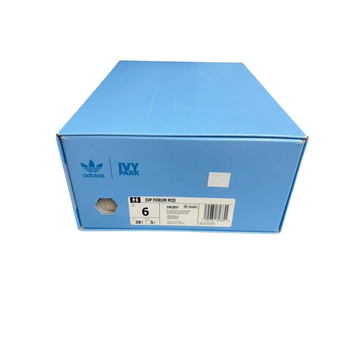 Adidas shoes - Ivy Forum Mid - Ivy Forum Mid - GW2857 - Aluminimum/Court White/Brown (UPC: 195732616855) 2
