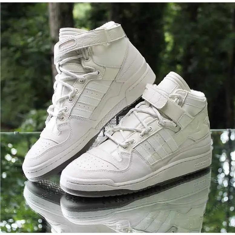 Adidas shoes - adidas Forum Mid - Forum Mid - GW2857 - White, Manufacturer: Alumina, Cream White, Gum (UPC: 195732616749) 5