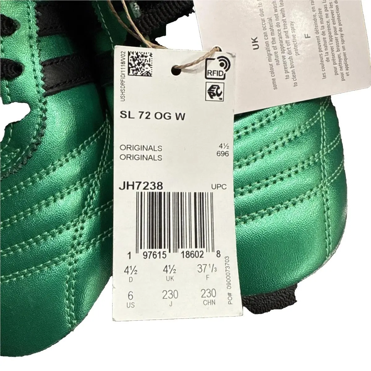 Adidas shoes - Adidas SL 72 OG W - JH7238 - Green (UPC: 0197615186028) 5