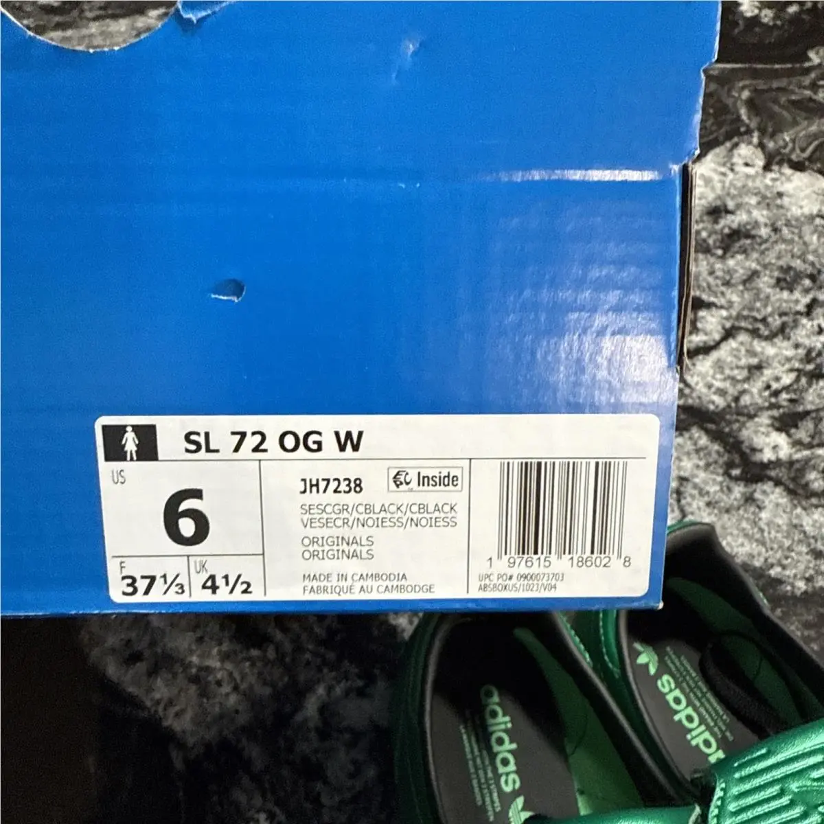 Adidas shoes - Adidas SL 72 OG W - JH7238 - Green (UPC: 0197615186028) 11