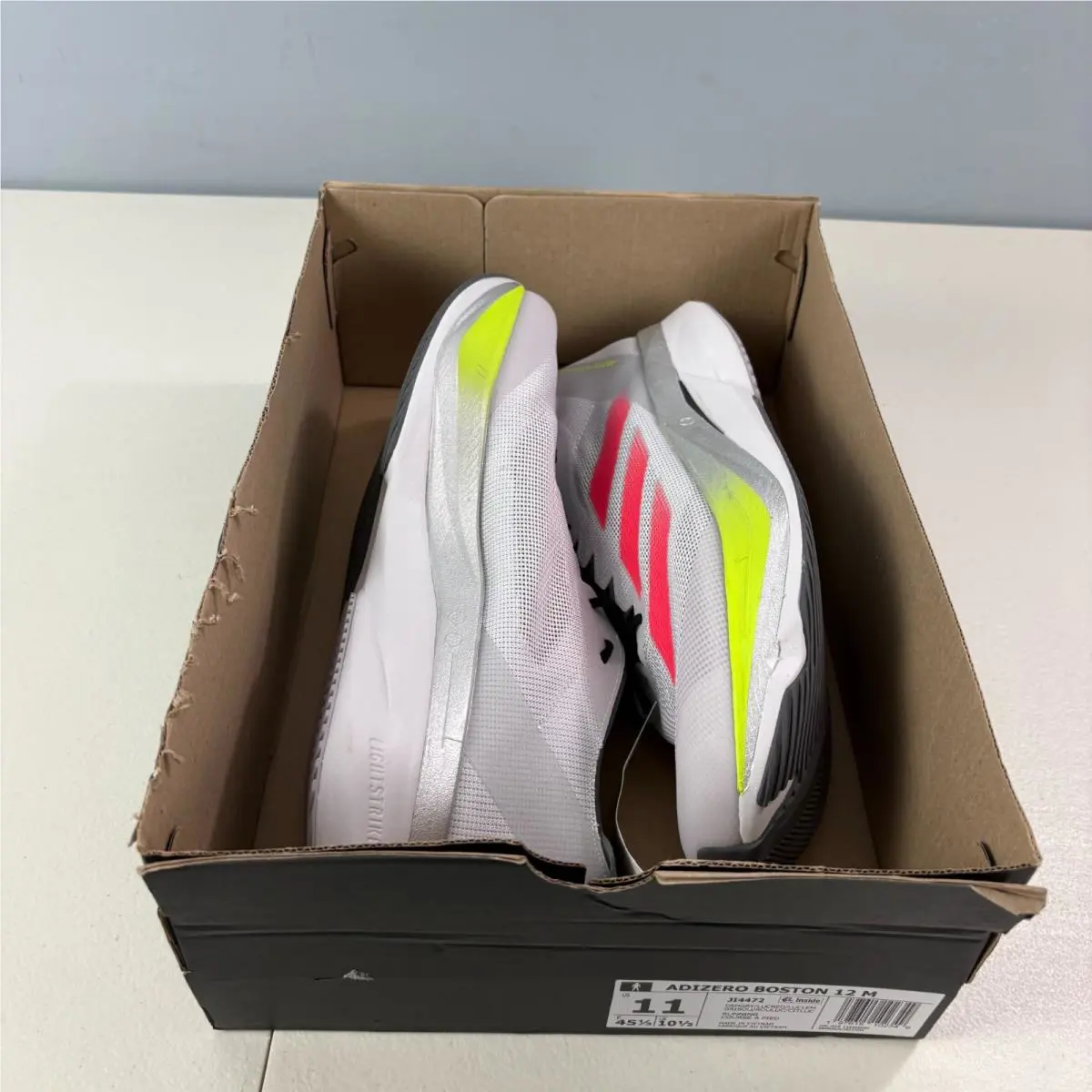 Adidas shoes - adidas Adizero Boston 12 - Adizero Boston - JI4472 - Gray 6
