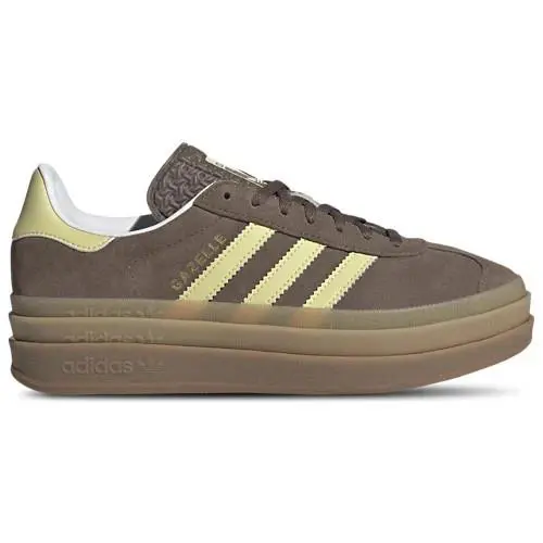 Adidas Gazelle Bold Brown/yellow JI2697 Women`s Size 11