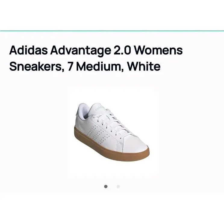 Adidas shoes - adidas Advantage - Advantage - White (UPC: 196479093909) 2