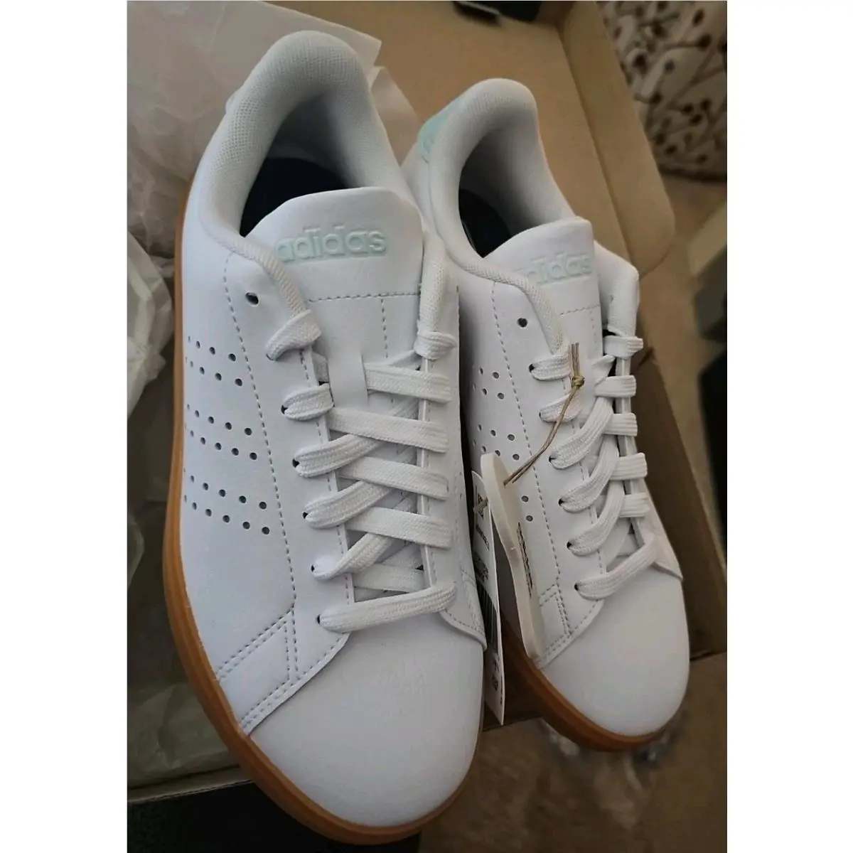 Adidas shoes - adidas Advantage - Advantage - White (UPC: 196479093909) 4