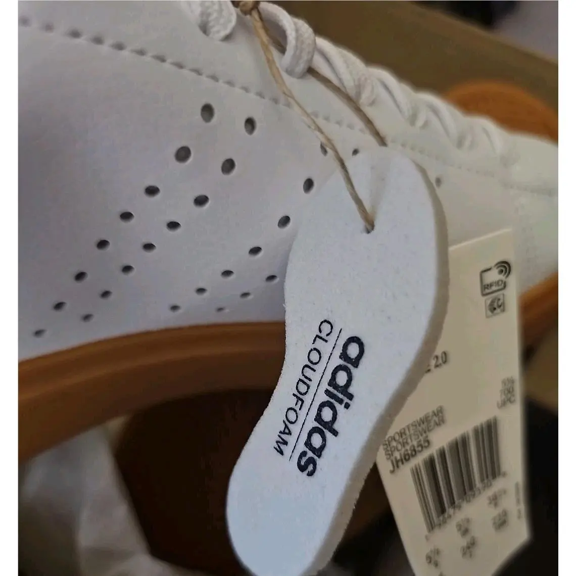 Adidas shoes - adidas Advantage - Advantage - White (UPC: 196479093909) 7