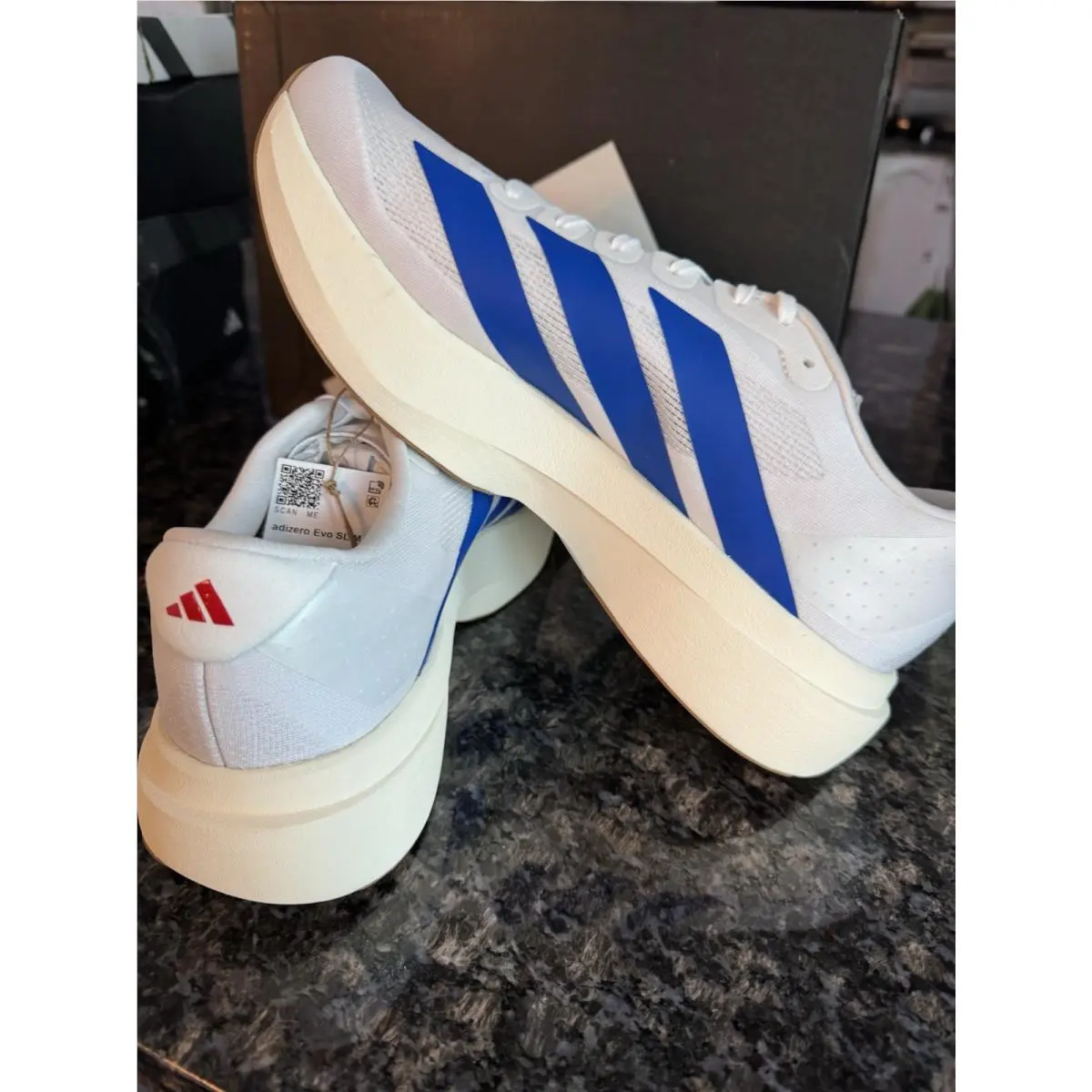 Adidas shoes - adidas Adizero - Adizero - JS4494 - White Blue 3