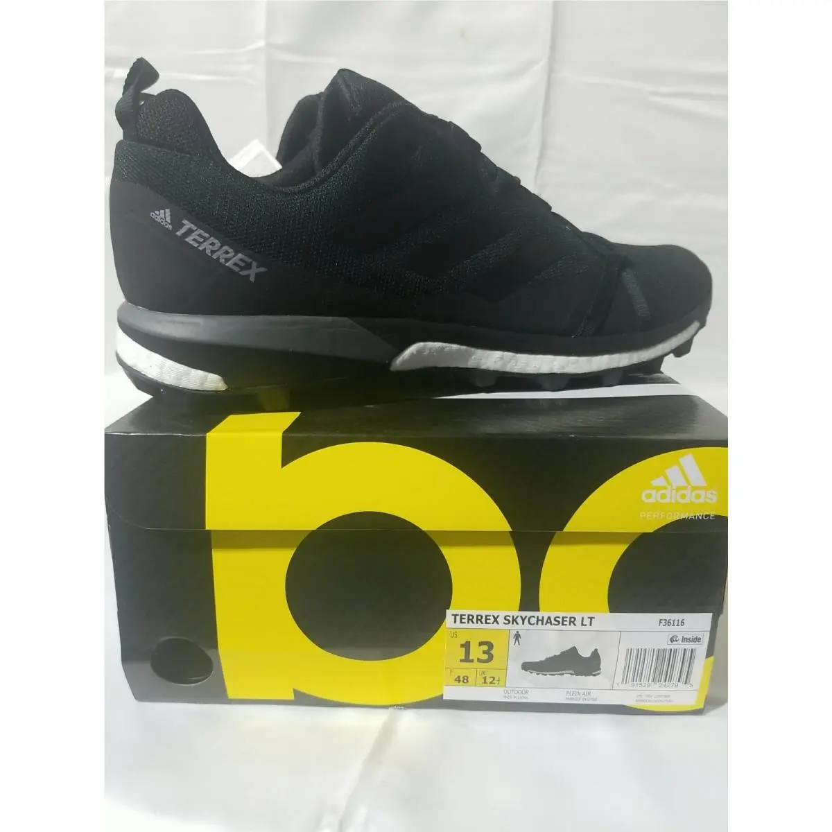 Adidas shoes - Terrex Skychaser Lt - Terrex Skychaser - Black/Black/Grey Four (UPC: 595529244795) 7