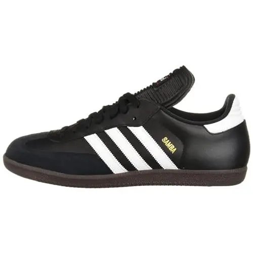 772109 Adidas Samba Indoor Soccer Shoes Black/white Men`s 9 - Black, White