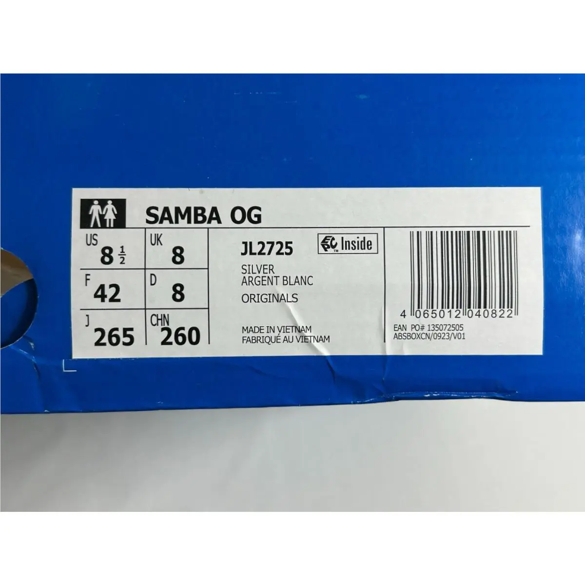 Adidas shoes - adidas Samba - Samba - White/Silver/Beige 5