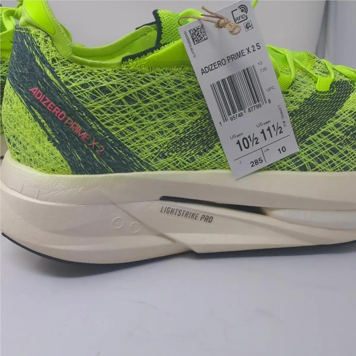 Adidas shoes - adidas Adizero Prime X - Adizero Prime - HP9708 - Green (UPC: 195748877998) 6