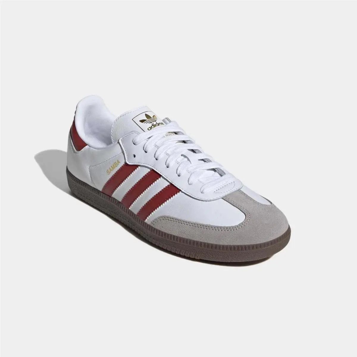 Adidas shoes - adidas Samba - Samba - JH8798 - Footwear White/Preloved Ruby/Clear Granite 1