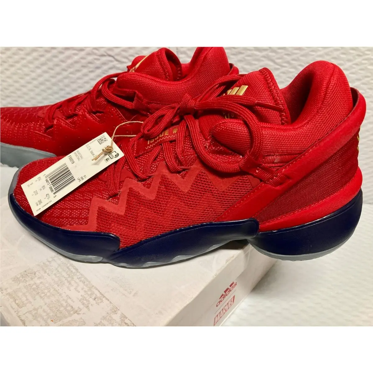 Adidas shoes - adidas D.O.N. Issue - Issue - FX6519 - Red, Manufacturer: Scarlett (UPC: 194813006813) 2