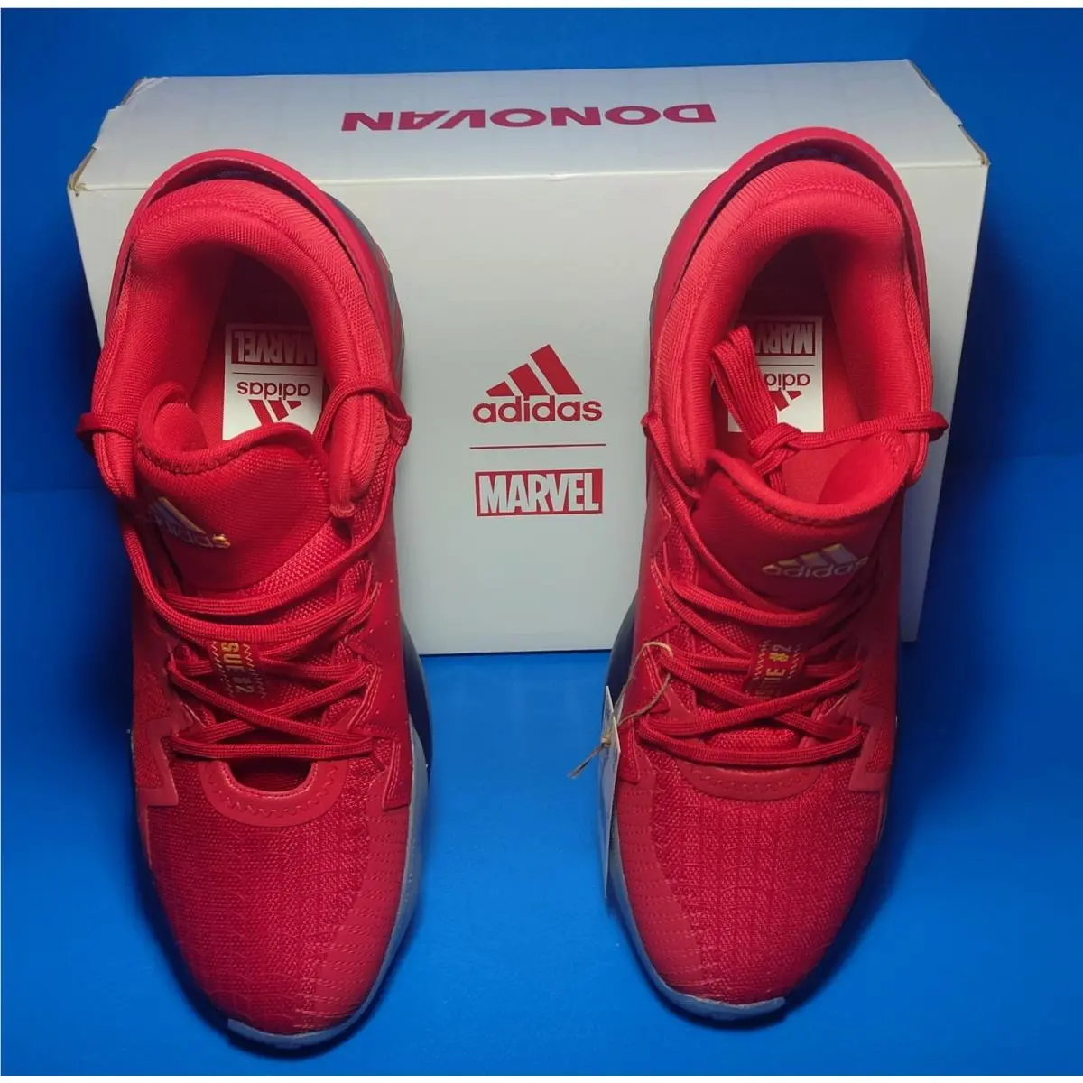 Adidas shoes - adidas D.O.N. Issue 2 - Issue - FX6519 - Red, Manufacturer: Scarlett (UPC: 194813006813) 2