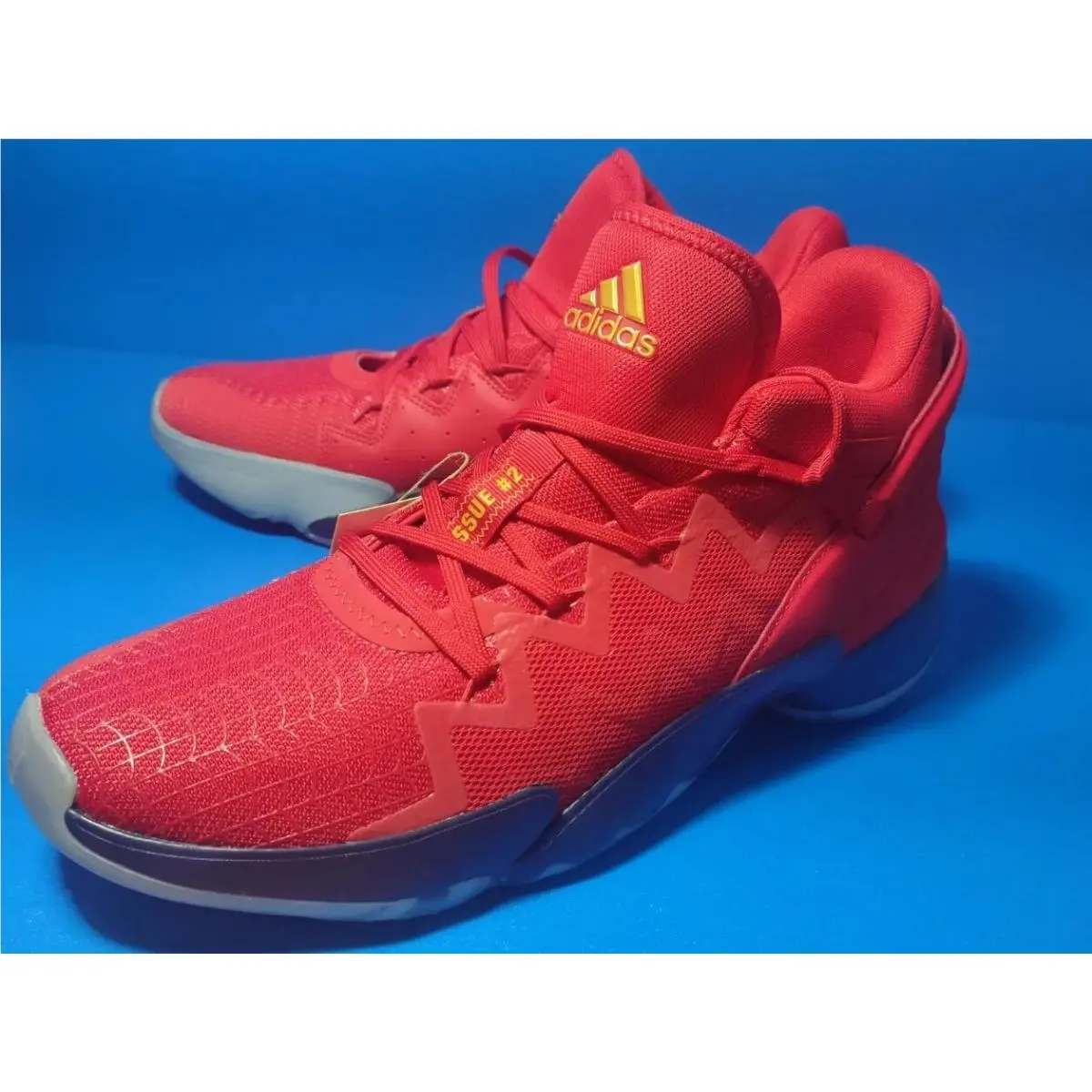 Adidas shoes - adidas D.O.N. Issue 2 - Issue - FX6519 - Red, Manufacturer: Scarlett (UPC: 194813006813) 3