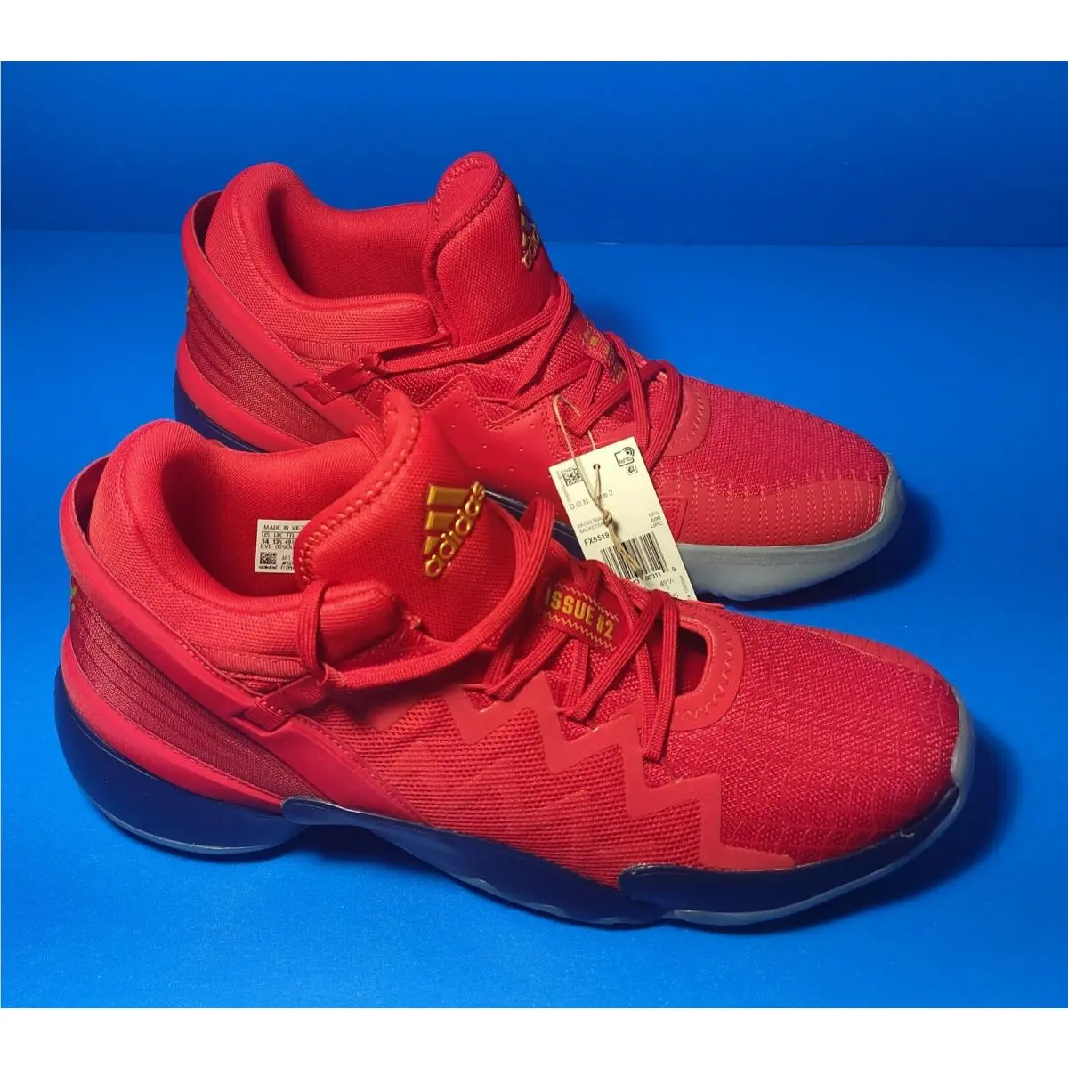 Adidas shoes - adidas D.O.N. Issue 2 - Issue - FX6519 - Red, Manufacturer: Scarlett (UPC: 194813006813) 6