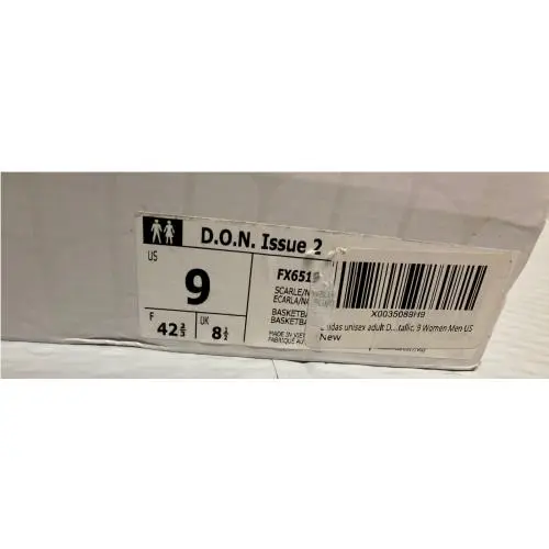 Adidas shoes - adidas D.O.N. Issue - Issue - FX6519 - Red, Manufacturer: Scarlett (UPC: 194813006813) 8