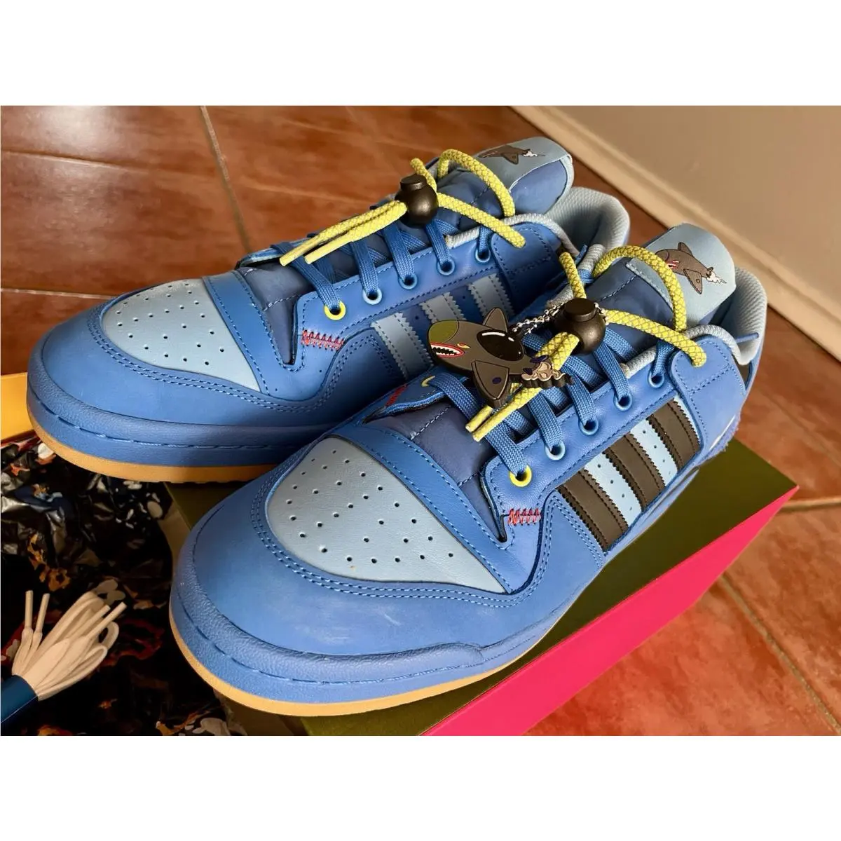 Adidas shoes - adidas Forum - Forum - GZ4403 - Blue, Manufacturer: Customized/Core Black/Light Blue 9