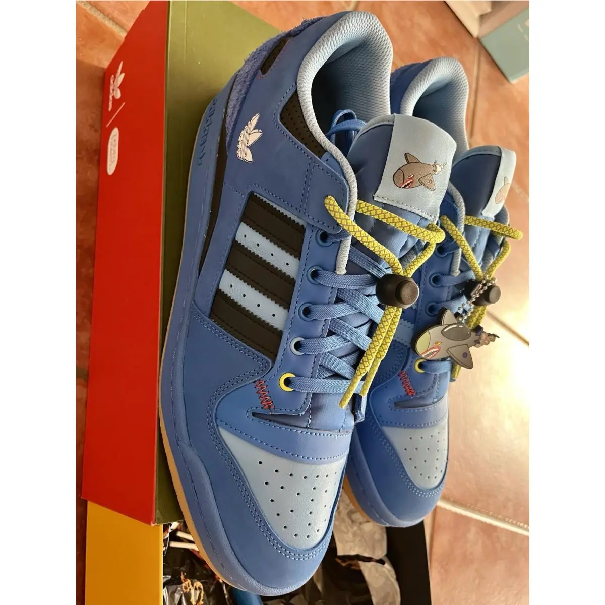 Adidas shoes - adidas Forum - Forum - GZ4403 - Blue, Manufacturer: Customized/Core Black/Light Blue 4