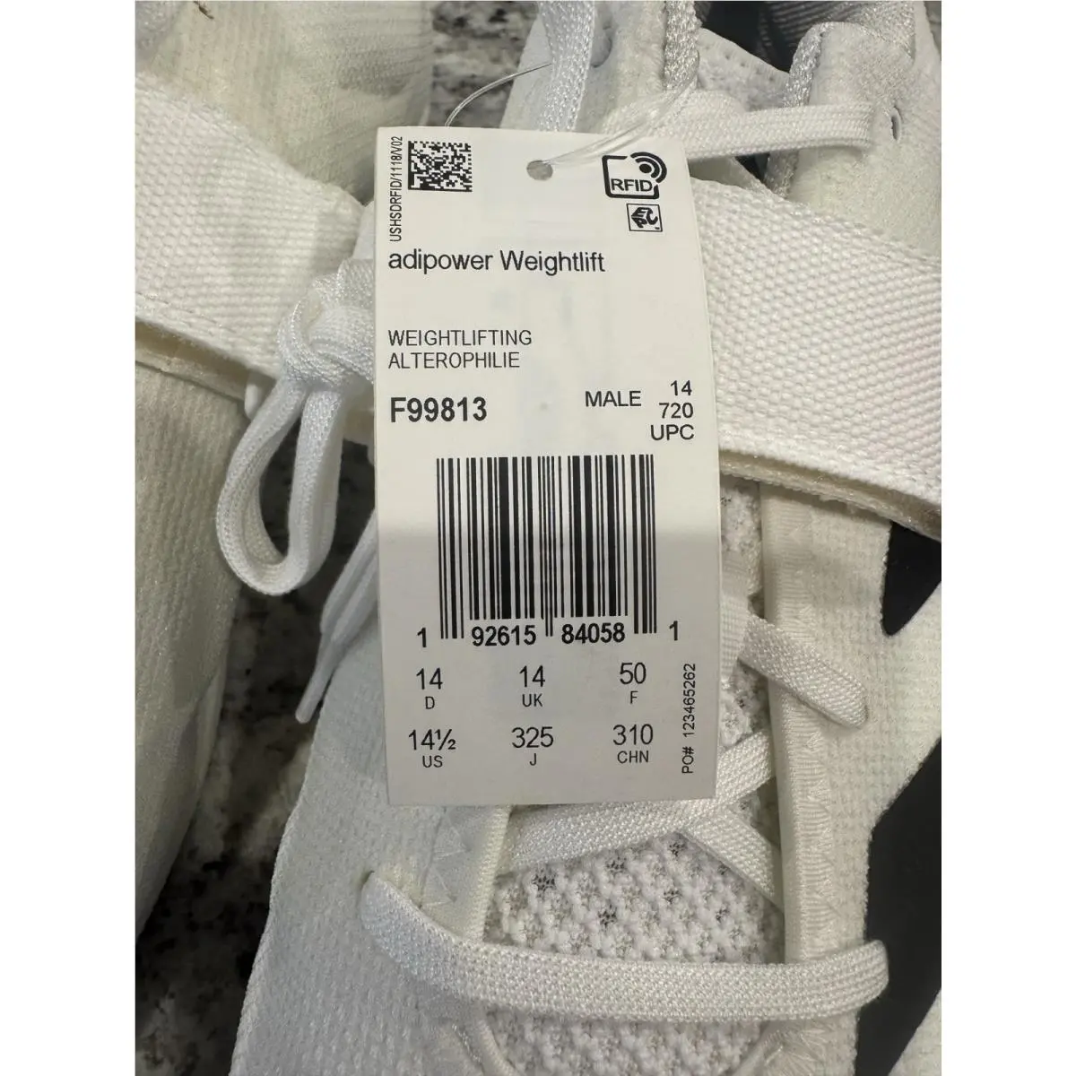 Adidas shoes - adidas Adipower Weightlifting - Adipower Weightlifting - F99813 - White 3