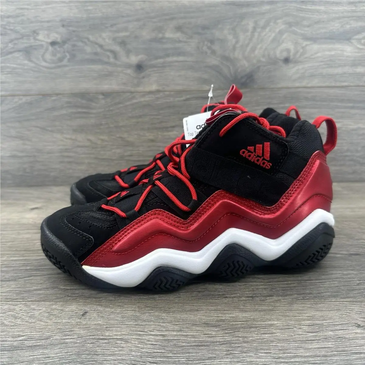 Adidas Top Ten 2000 J Youth Basketball Shoes Size 6 Black Red G66437