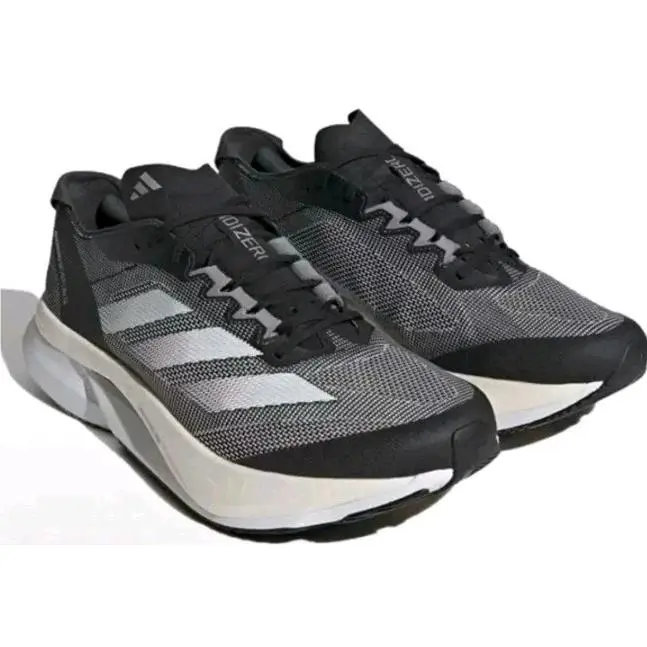 Adidas Adizero Boston 12 Low Black White Running Shoes ID4234 Men`s Size U.s 12 - Black