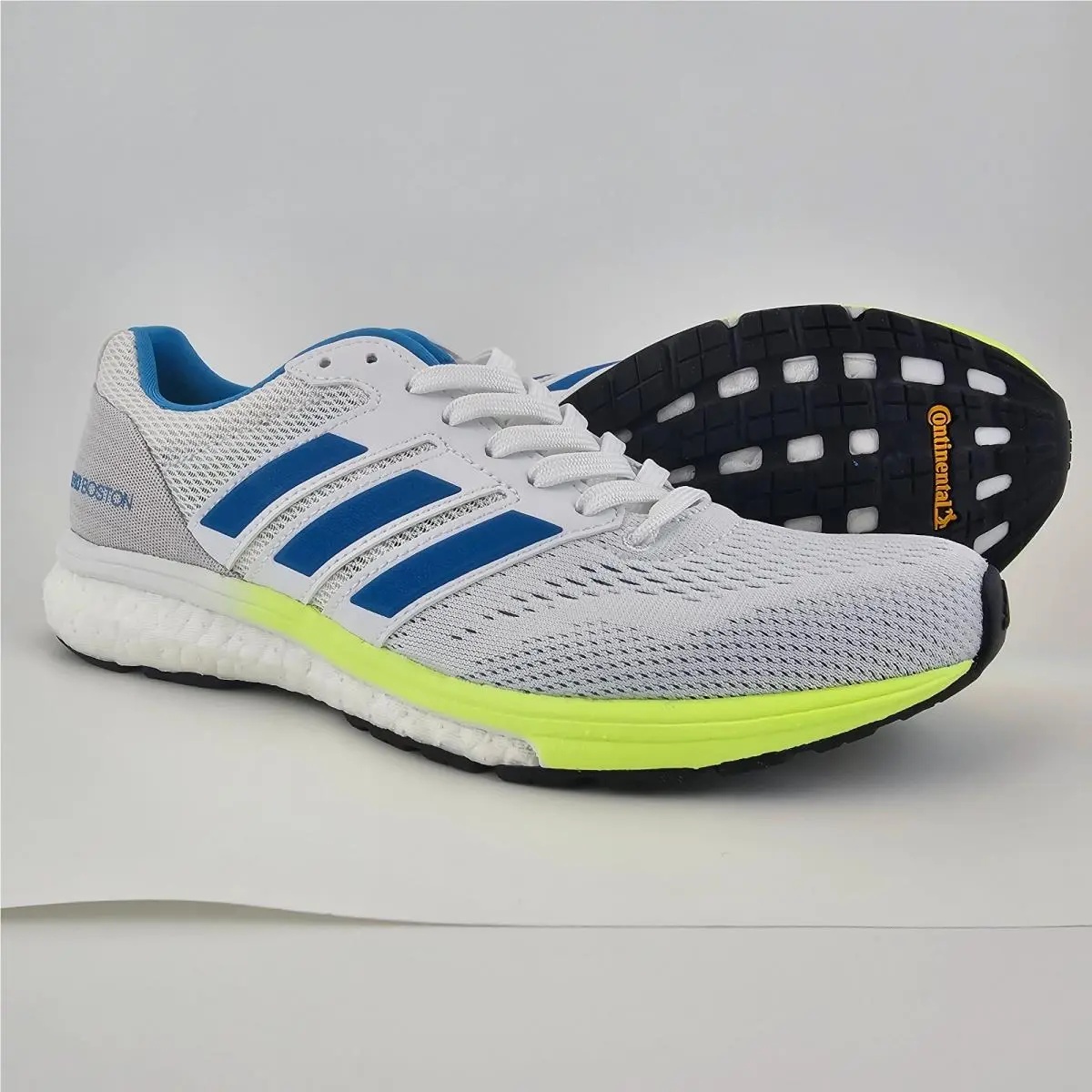 Adidas Adizero Boston 7 White Shock Cyan Womens Size 5.5 US Running Shoes