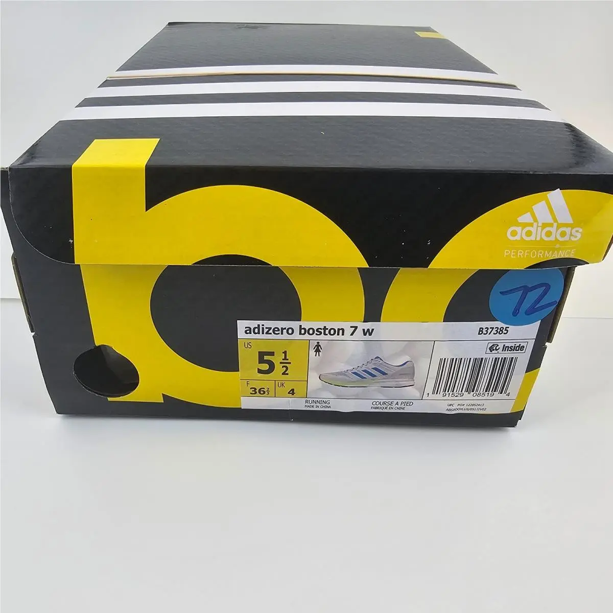 Adidas shoes - adidas adizero boston - adizero boston - B37385 - White (UPC: 191529085194) 8
