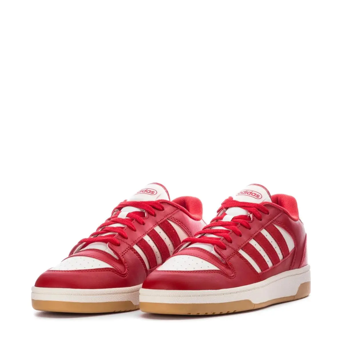 Adidas Break Start Low Basketball Sneaker Trainers Men Shoes Red/w Size 11.5