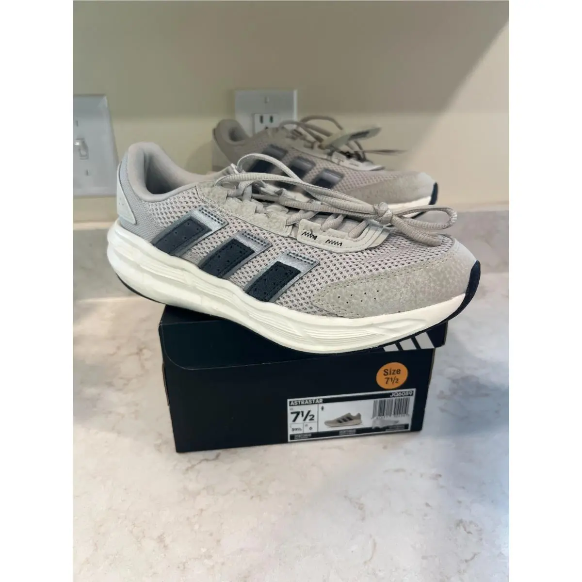 Adidas shoes - adidas Astrastar - Astrastar - JQ6089 - Gray (UPC: 0197621304904) 0