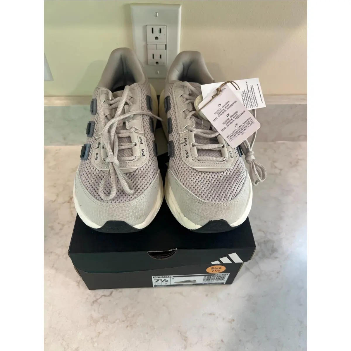 Adidas shoes - adidas Astrastar - Astrastar - JQ6089 - Gray (UPC: 0197621304904) 1