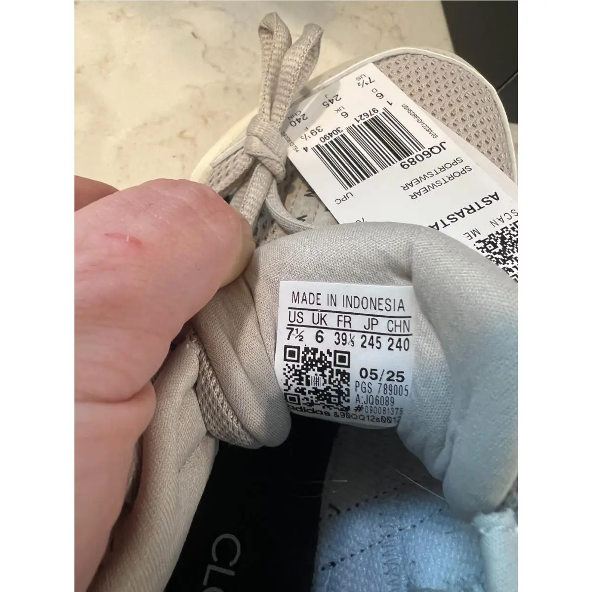 Adidas shoes - adidas Astrastar - Astrastar - JQ6089 - Gray (UPC: 0197621304904) 5