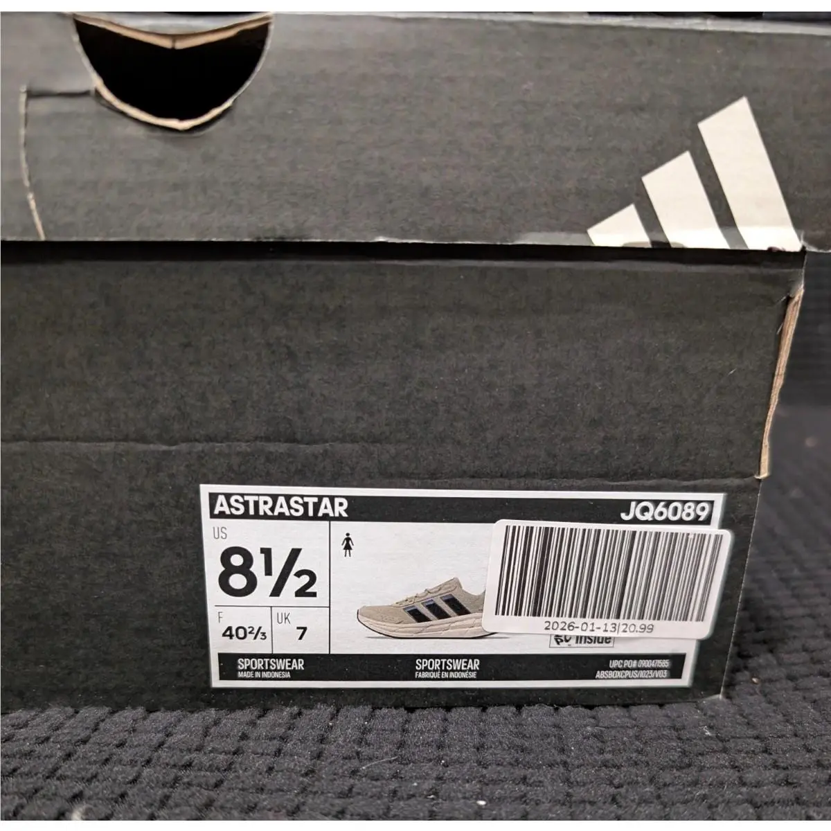 Adidas shoes - adidas Astrastar - Astrastar - JQ6089 - Gray 2