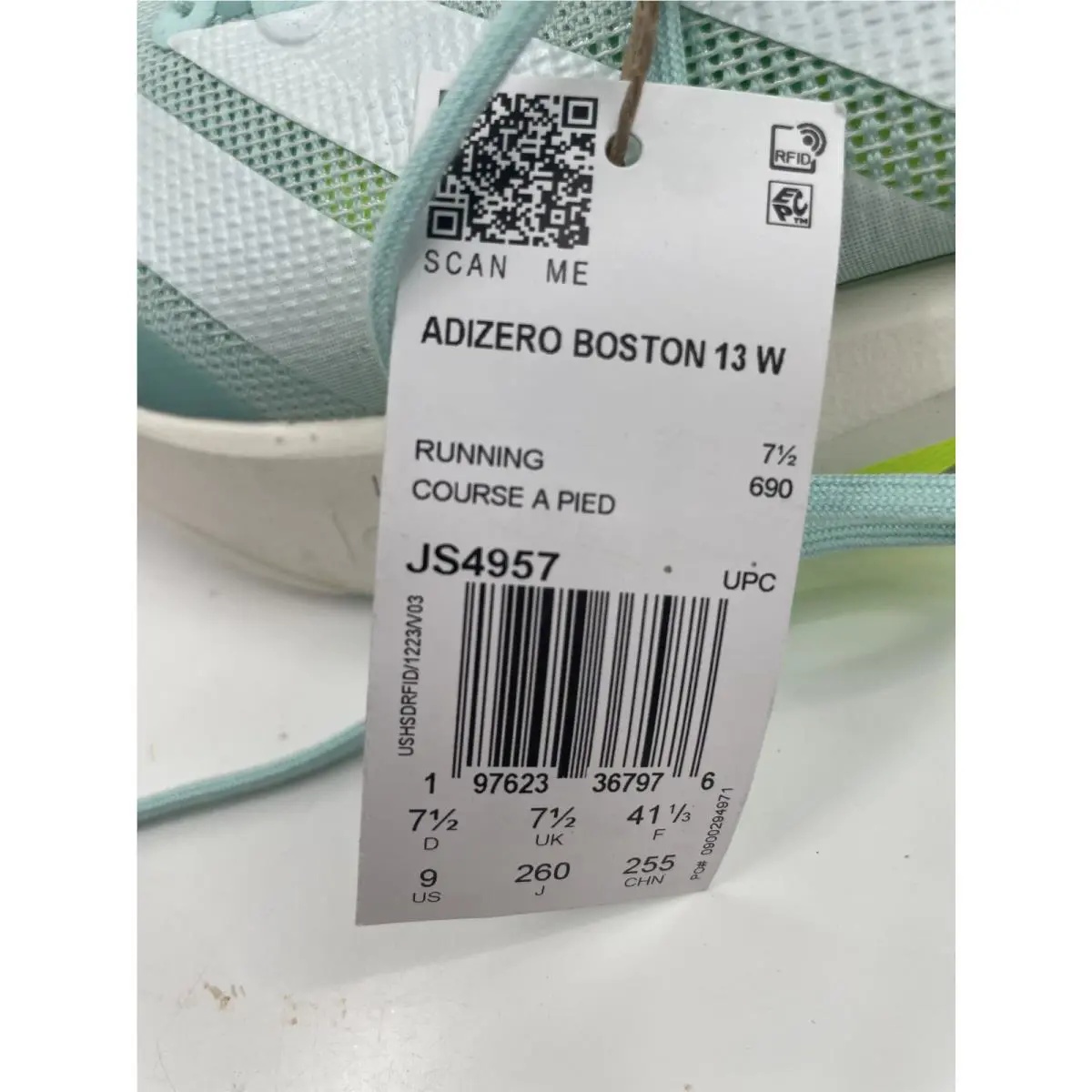 Adidas shoes - adidas adizero boston - adizero boston - JS4957 - Flash Aqua 3