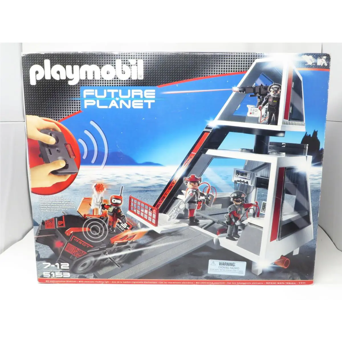 5153 Playmobil Future Planet Dark Rangers Headquarters Remote Control Car