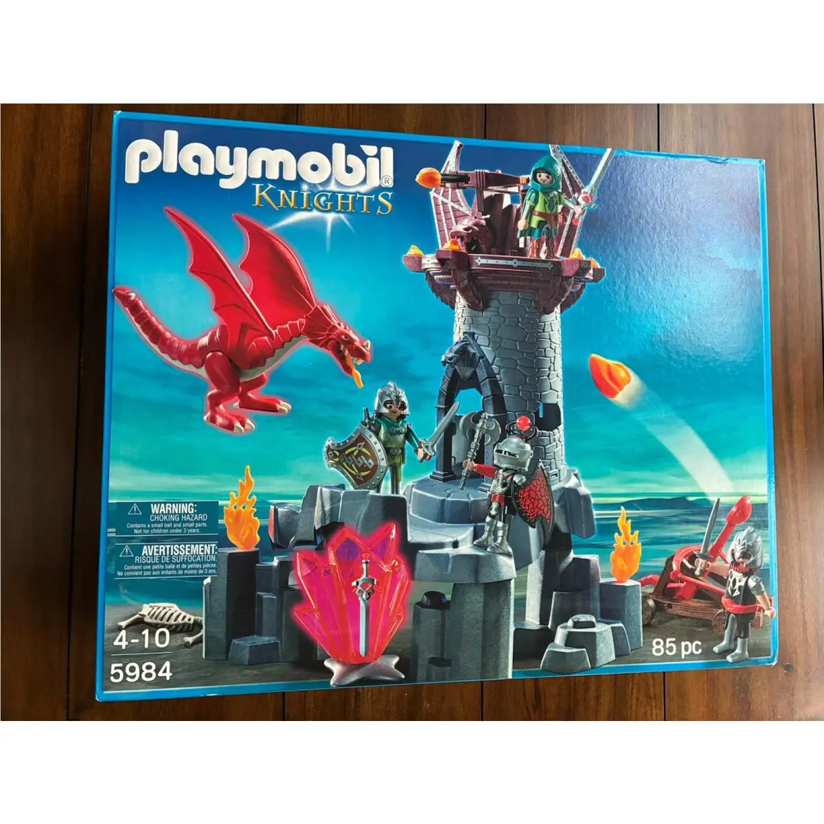 Playmobil 5984 Knights - - Red Dragon Castle Tower